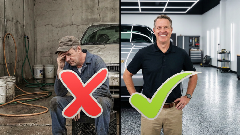 Lavadero de esquina vs. Detailing