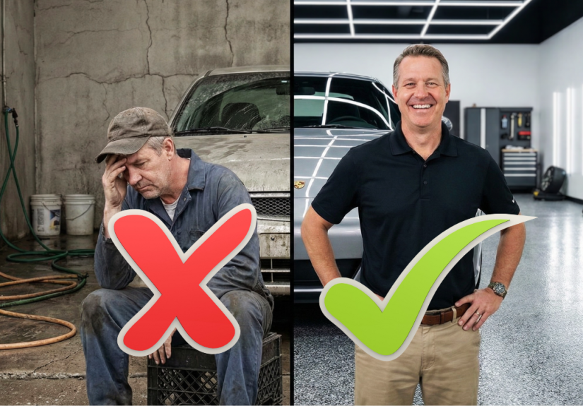 Lavadero de esquina vs. Detailing