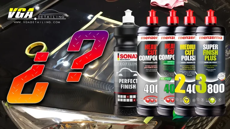 pastas de pulir - vga detailing